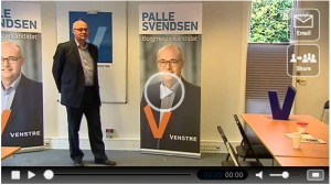 Palle Svendsen i Venstre i Køges valglokale fra TV2 Lorry indslag og V fremgang i okt. måling